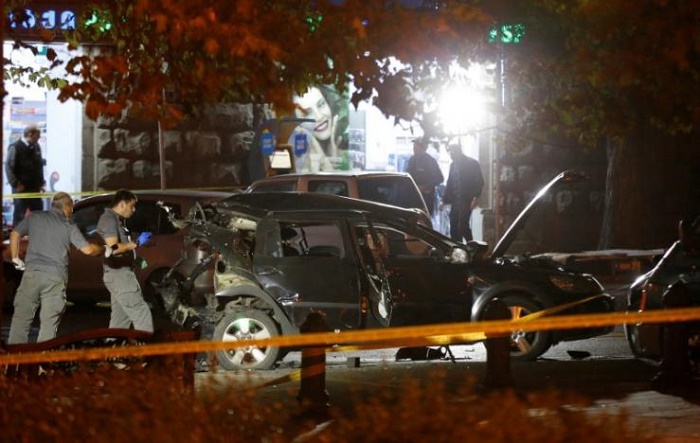 Opposition MP`s car explodes in Georgia`s capital, injuring passersby - VIDEO